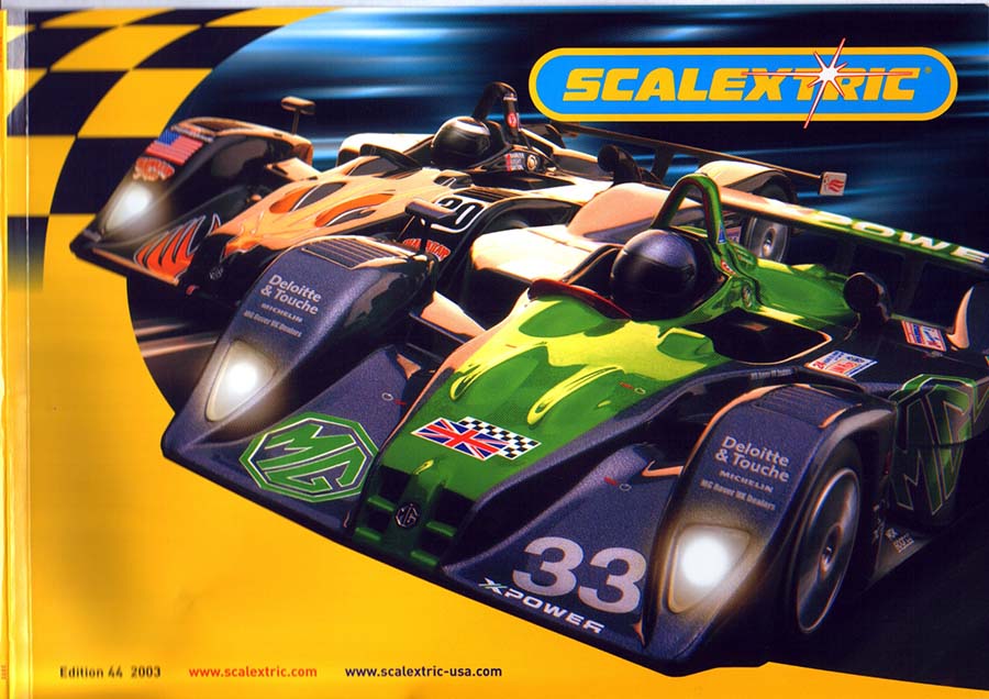 Couverture catalogue Scalextric 2003