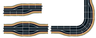 Scalextric-Elements pour piste digitale